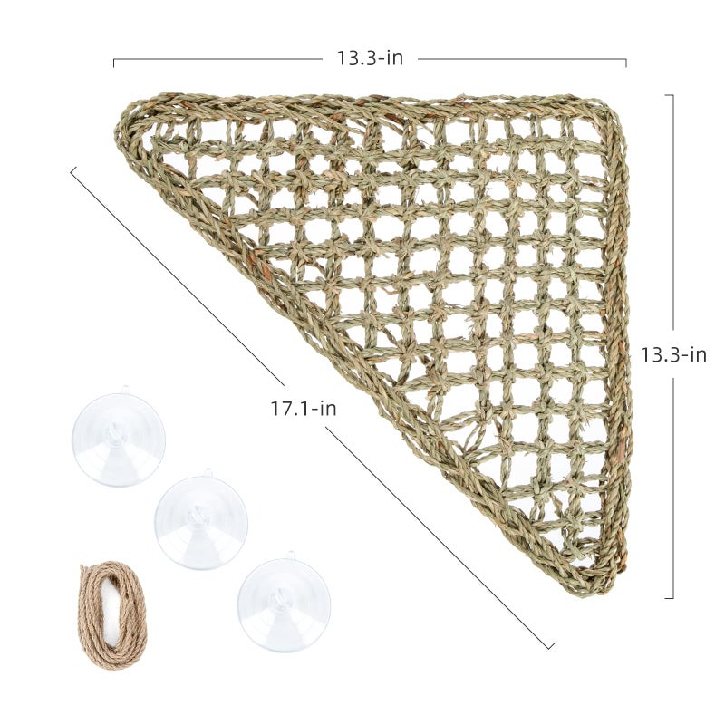 Niteangel Bearded Dragon Hammock Reptile Lounger for Chameleon, Lizards, Gecko, Snakes, Lguana Reptiles, Geckos (Triangle 17'' x 12.5'') - Image 2